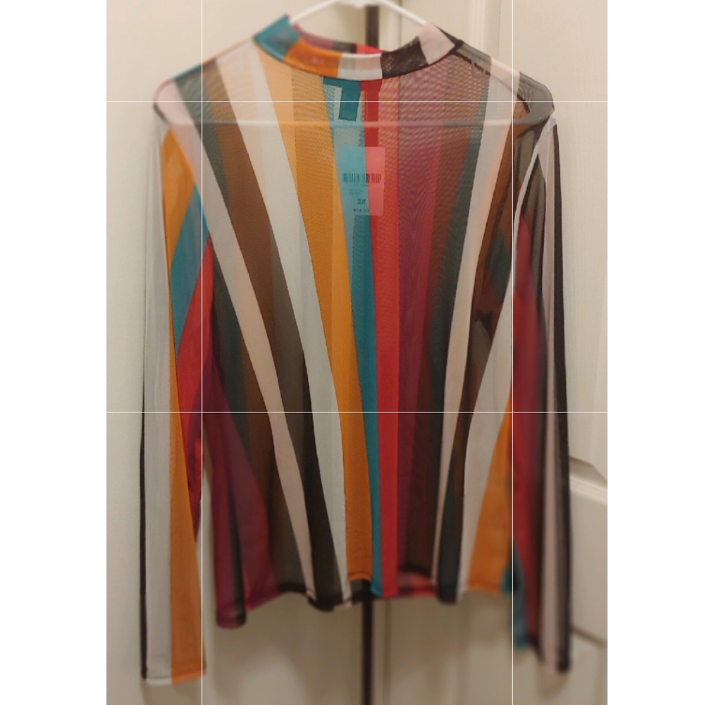 Forever 21+ Multi Colored Top